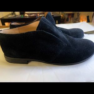 New Suede Franco Sarto Shoes Black Size 7.5